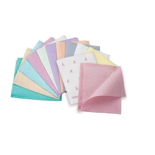 CROSSTEX PATIENTEN SERVETTEN 3-LAAGS ECONOBACK 48x33cm PERZIK (500st)