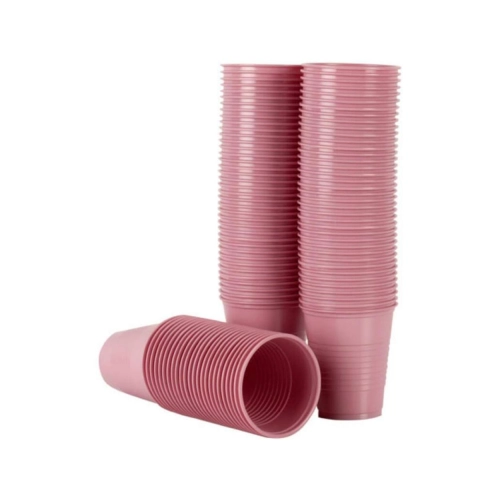 CROSSTEX PLASTIC BEKERS ROZE 148ml (1000st)