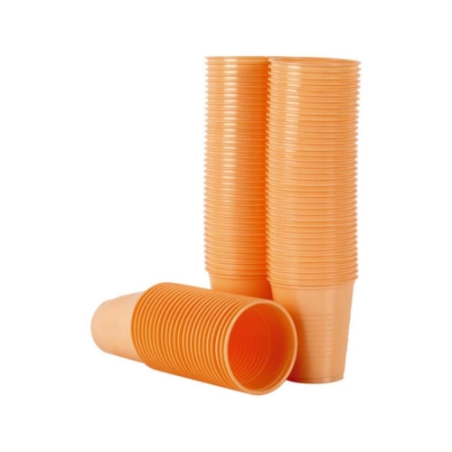 CROSSTEX PLASTIC BEKERS PEACH 148ml (1000st)