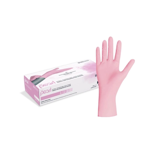 FHS HANDSCHOENEN POEDERVRIJ NITRILE PINK PEARL LARGE (ROZE/100st)