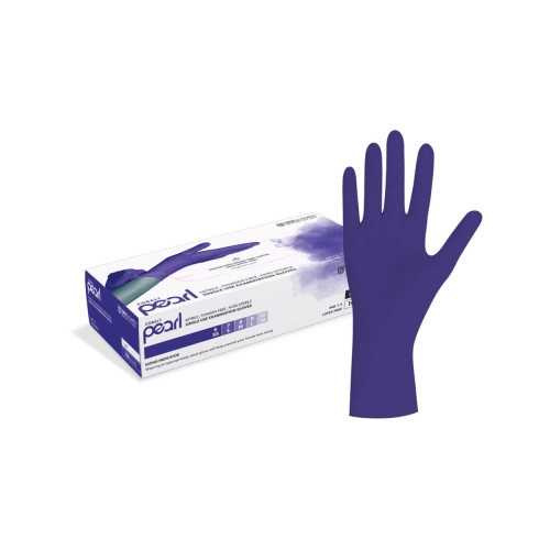 FHS HANDSCHOENEN POEDERVRIJ NITRILE COBALT PEARL MEDIUM (BLAUW/100st)