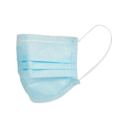 MONDMASKERFABRIEK MONDMASKERS BLAUW MET ELASTIEK TYPE IIR (50st)