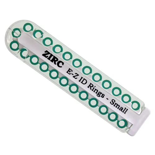 ZIRC E-Z ID CODE-RINGEN SMALL J TEAL ZEEGROEN (25st)