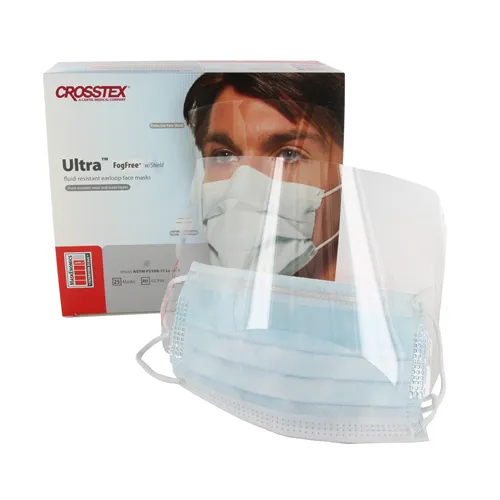 CROSSTEX MONDMASKERS MET SCHERM MET ELASTIEK NR.GCPW (25st)