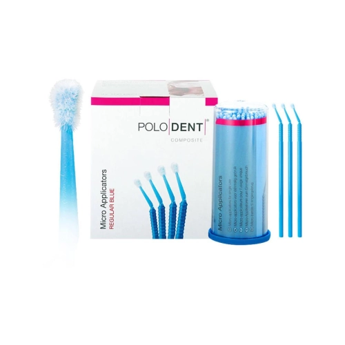 POLODENT MICROBRUSH REGULAR BLAUW (4x100st)