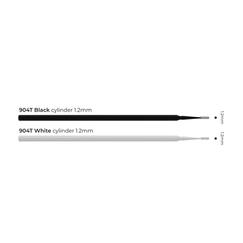 PREMIUM PLUS MICRO APPLICATORS CYLINDER ZWART/WIT (4x100st)