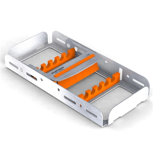 NICHROMINOX INSTRUMENTEN TRAY EASY CLIP-5 ORANJE 18x8,5x2,5cm 182900-7