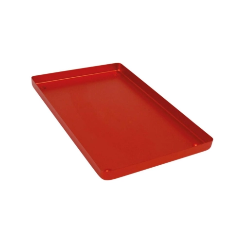 NICHROMINOX INSTRUMENTEN TRAY ALUMINIUM ROOD 28x18cm