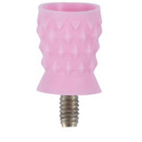 FHS PROPHY CUPS SCREW-IN SOFT ROZE LATEX-VRIJ (100st)