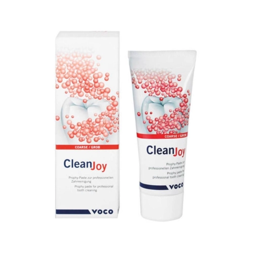 VOCO CLEANJOY TANDREININGS- EN POLIJSTPASTA GROF TUBE ROOD (100gr)