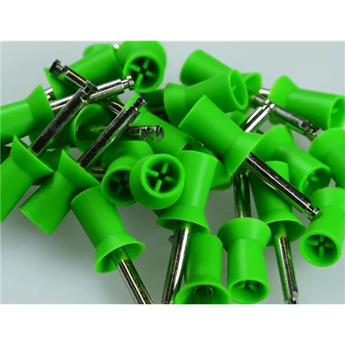 KERR DISPOSABLE PROPHY CUPS HARD RA WEBBED FOREST GREEN 9011/30 (30st)