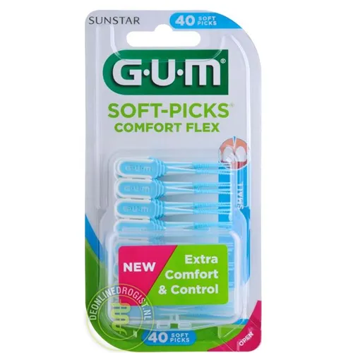 BUTLER GUM SOFTPICKS COMFORT FLEX SMALL (40st)