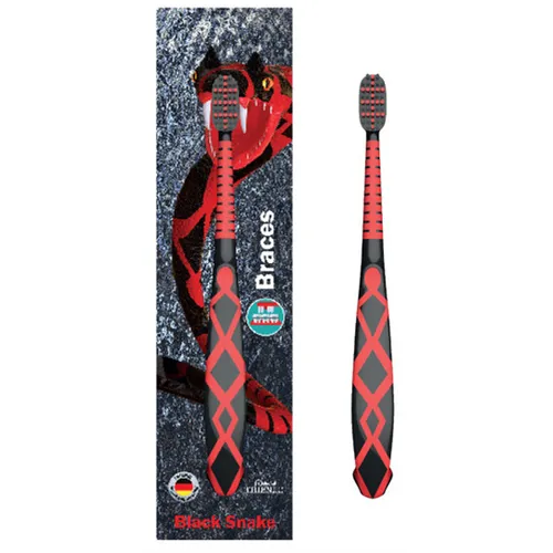 BLACK SNAKE BRACES KINDERTANDENBORSTEL 7+ BLISTERVERPAKKING (1st)