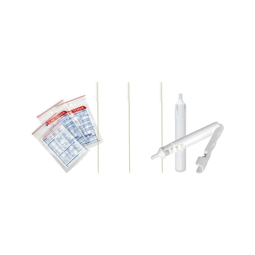 LACTONA INTERDENTAL CLEANERS XX-SMALL SHORT 2,5mm GEEL BOX (100st-100 gripzakjes-10 houders)