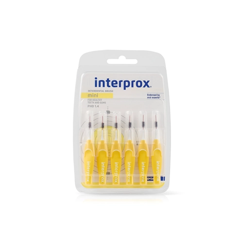 DENTAID INTERPROX MINI PHD 1,4 (1,1mm) GEEL (6st)