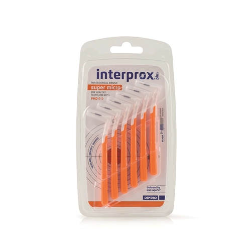 DENTAID INTERPROX PLUS SUPER MICRO PHD 0,9 (2mm) ORANJE (6st)