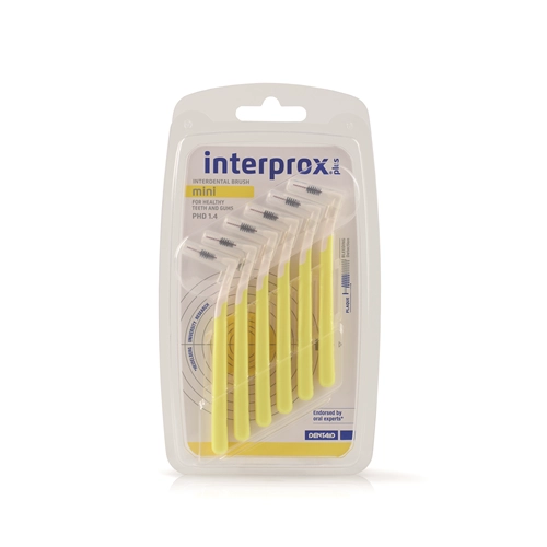 DENTAID INTERPROX PLUS MINI PHD 1,4 (3mm) GEEL (6st)