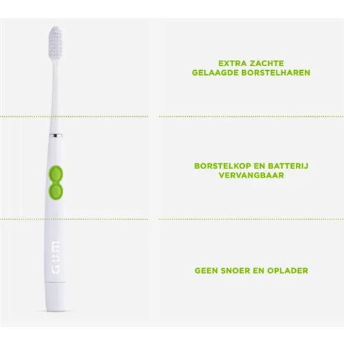 BUTLER GUM ACTIVITAL SONIC POWER TOOTHBRUSH WIT REF 4100MWH2 (4st)