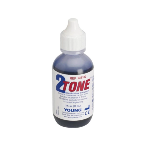 YOUNG 2 TONE KLEUROPLOSSING VOOR TANDPLAK MET TWEEKLEURENFORMULE 59 ML (1st)