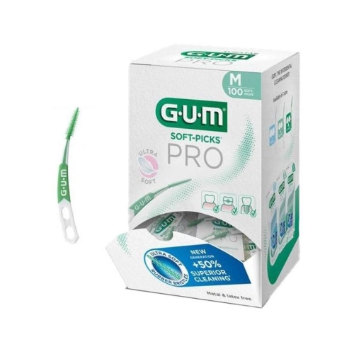 GUM SOFTPICKS PRO MEDIUM INSTRUCTIEBOX (100st) REF 690M100