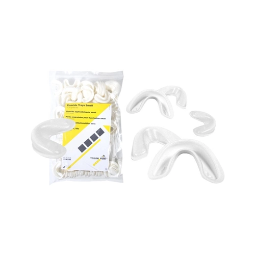 YELLOW POINT FLUORIDE APPLICATIELEPELS SMALL WIT (100st)