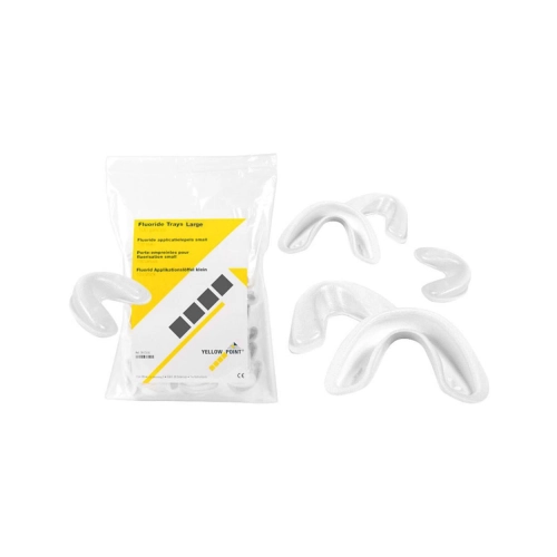 YELLOW POINT FLUORIDE APPLICATIELEPELS LARGE WIT (100st)