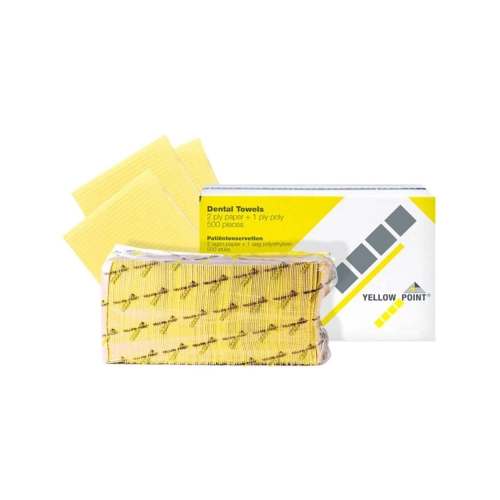 YELLOW POINT PATIENTEN SERVETTEN 33x44cm GEEL (4x125st)