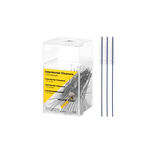 YELLOW POINT INTERDENTAL CLEANERS SMALL (4mm) (100st)
