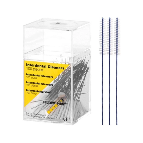 YELLOW POINT INTERDENTAL CLEANERS SMALL (4mm) (100st)