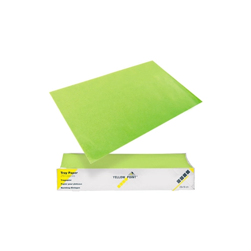 YELLOW POINT TRAYFILTERPAPIER LIME 18x28cm (250st)